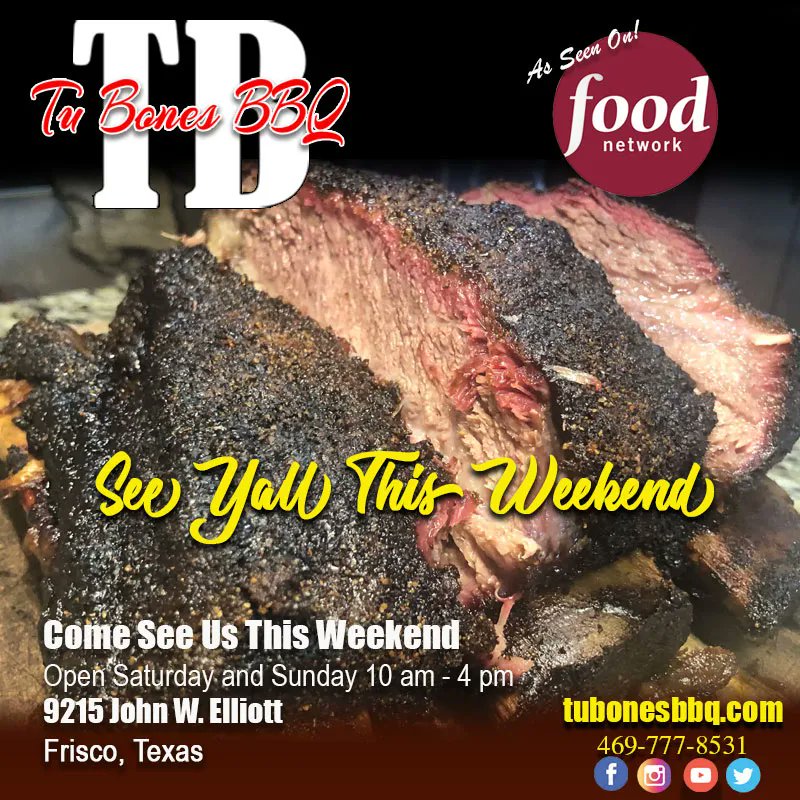 tu_bones_bbq's tweet photo. Spring Opening for Tu Bones BBQ is this weekend!!!🔥🔥🔥  Come See Us. Follow @tubonesbbq for amazing bbq.

#tubonesbbq #BBQ #Barbecue #FoodPorn #GrillPorn #beef #beefribs #bbqporn #foodlover #foodography #ffm  #foodie #foodstagram #ffmspringopening2022 #smokedmeat https://t.co/0AmAdCfLaO