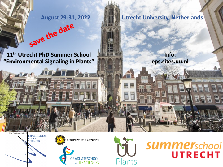 UU_Plants (@uu_plants) on Twitter photo The Plant Biology groups at <a href="/UniUtrecht/">Utrecht University</a> are happy to announce our bi-annual PhD summer school on "Environmental Signalling in Plants" to take place from August 29-31, 2022 in the beautiful city of Utrecht. #SaveTheDate #ProgramWillFollow <a href="/EPSGradSchool/">Graduate School EPS</a> eps.sites.uu.nl The Plant Biology groups at <a href="/UniUtrecht/">Utrecht University</a> are happy to announce our bi-annual PhD summer school on "Environmental Signalling in Plants" to take place from August 29-31, 2022 in the beautiful city of Utrecht. #SaveTheDate #ProgramWillFollow <a href="/EPSGradSchool/">Graduate School EPS</a> eps.sites.uu.nl