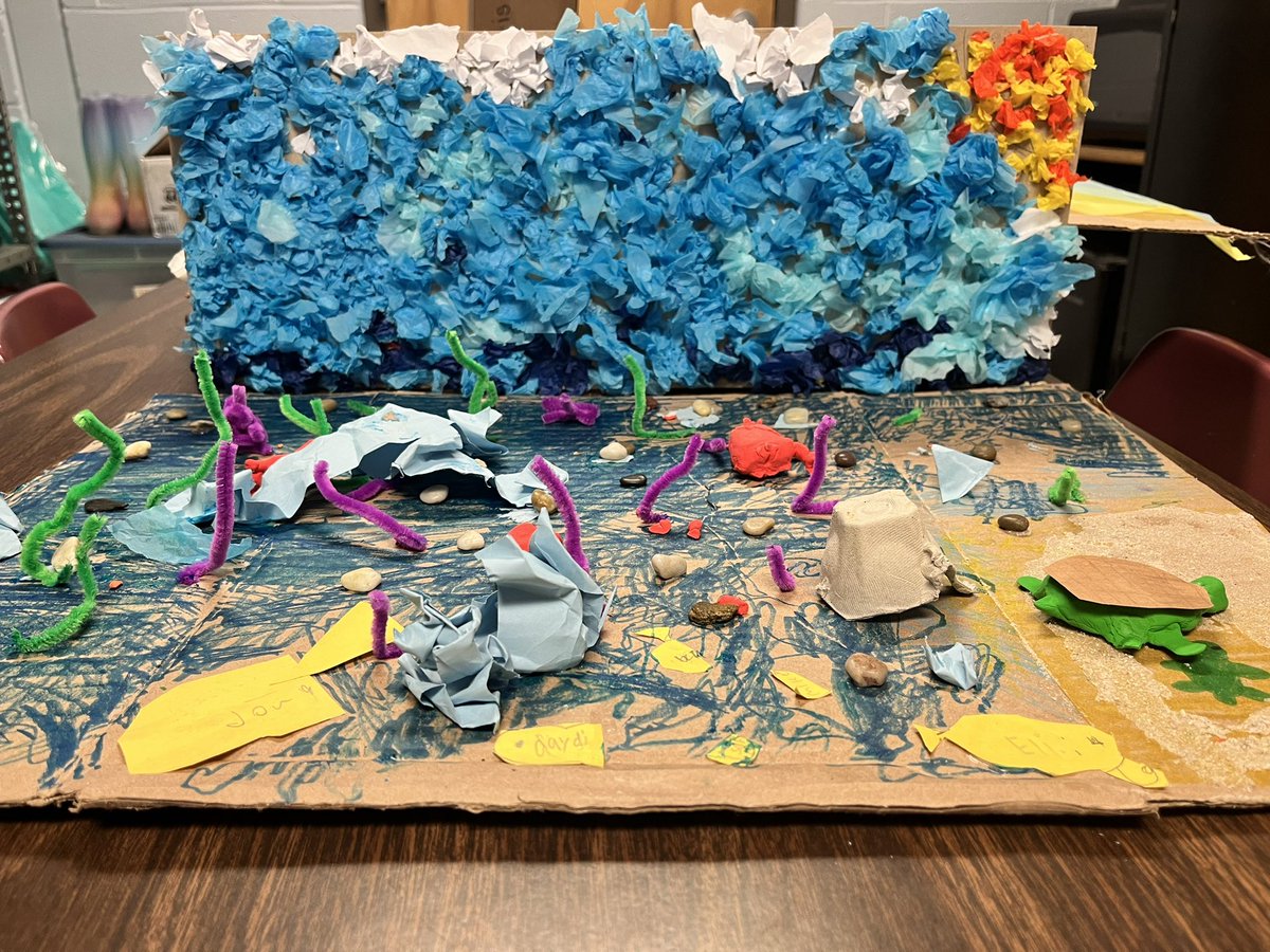TeachDrWhite's tweet photo. We’ve put the finishing touches on our mosaics for our #STEAM projects and I must say they look amazing! #ThirdGradeLife @STEMcobb @STEMGeorgia https://t.co/8FB4sivgWR