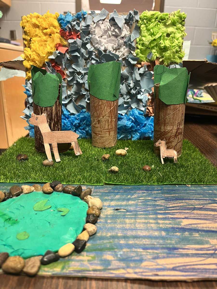 TeachDrWhite's tweet photo. We’ve put the finishing touches on our mosaics for our #STEAM projects and I must say they look amazing! #ThirdGradeLife @STEMcobb @STEMGeorgia https://t.co/8FB4sivgWR