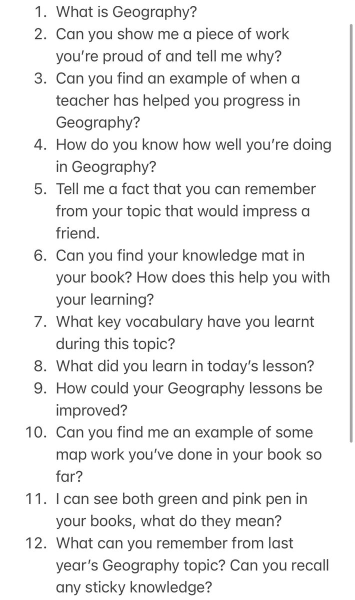 Alex_Bramley3's tweet photo. As part of today’s LA Deep Dive, we conducted a book scrawl for Geography but with a twist. 

Instead, we got the children to talk us through their books and learning. 

If you haven’t done this already, give it a try 👍🏻 We found it very useful and rewarding 🙌🏻😊 https://t.co/ehZfj3ndD4