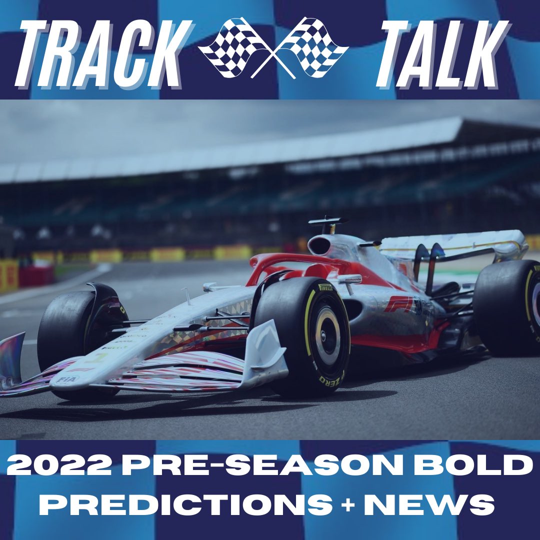 _tracktalk's tweet photo. Latest episode is live and we made some BOLD predictions for the 2022 season!👀🔥
https://t.co/DWlIHWHAgZ
#f1 #Formula1 #news #RedBullRacing #McLaren #Mercedes #Ferrari #podcast #motorsport https://t.co/N9EZ13nS9Z