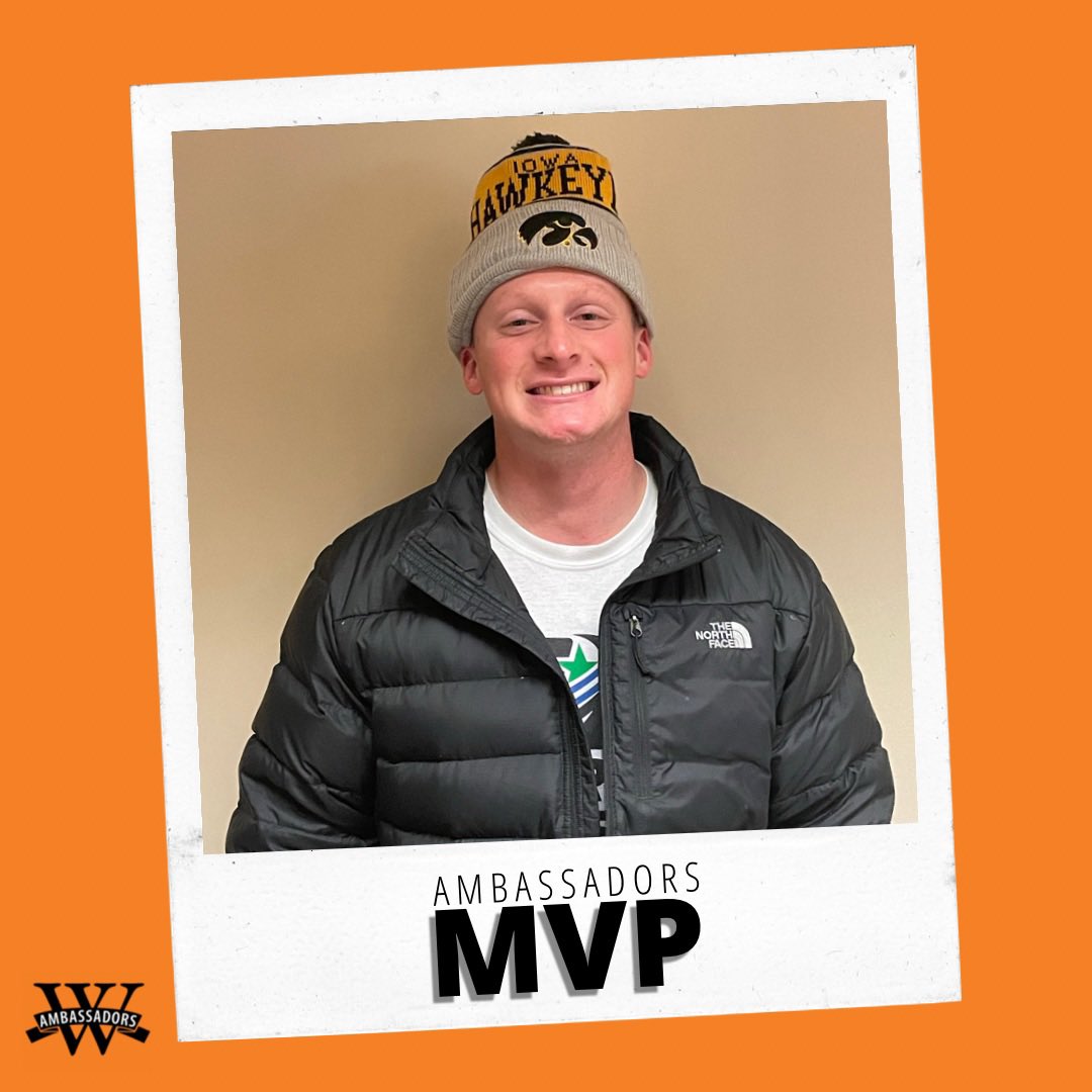 WBurgAmbassador's tweet photo. 👑 NICK DEPPE 👑 

Thank you, Nick for all your help with the football tours! Thank you for being an Ambassador! https://t.co/IlmI3SBKCb