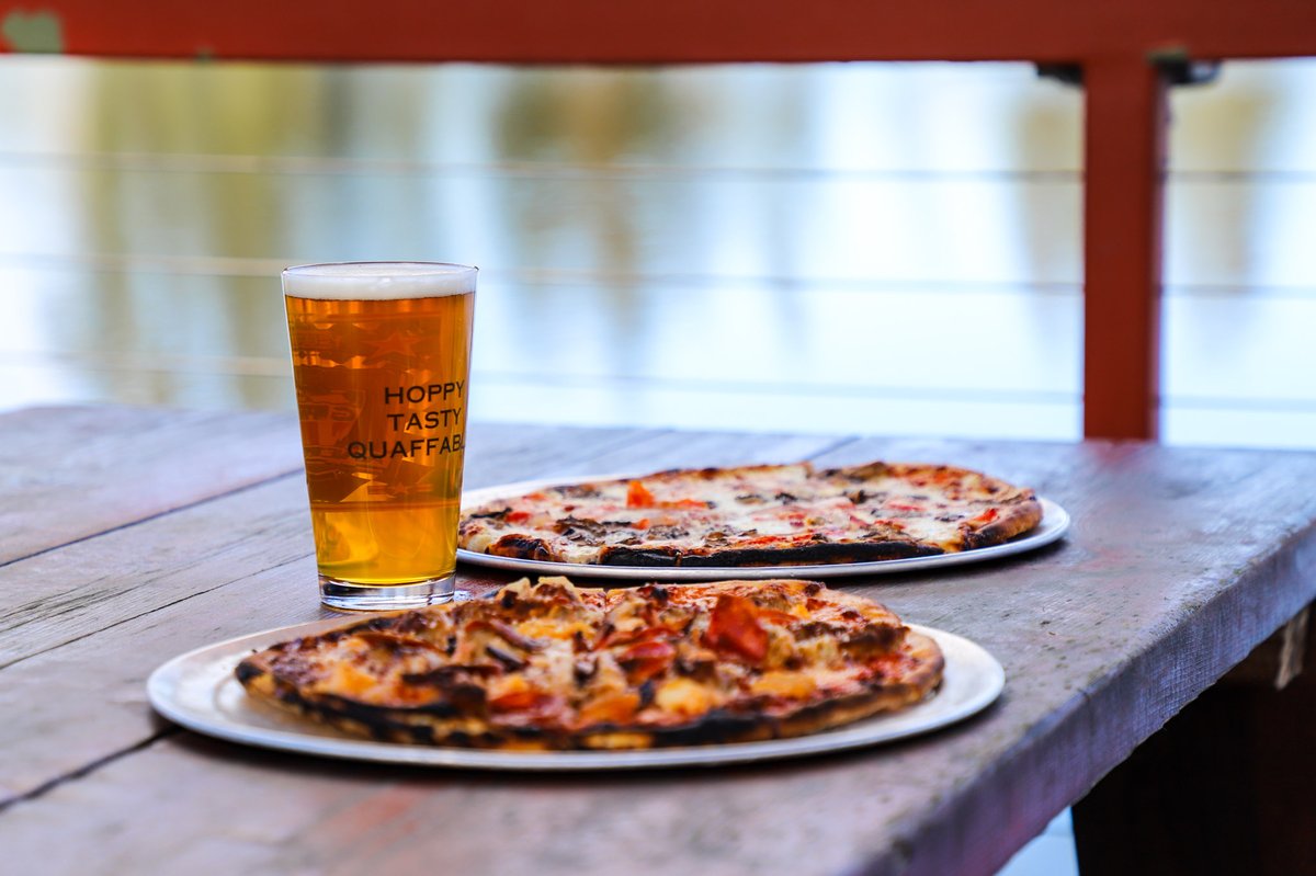 Don't forget, every Wednesday is Pizza &amp; Pint night! Get a pint with any pizza purchase. Happy #NationalPizzaDay!
