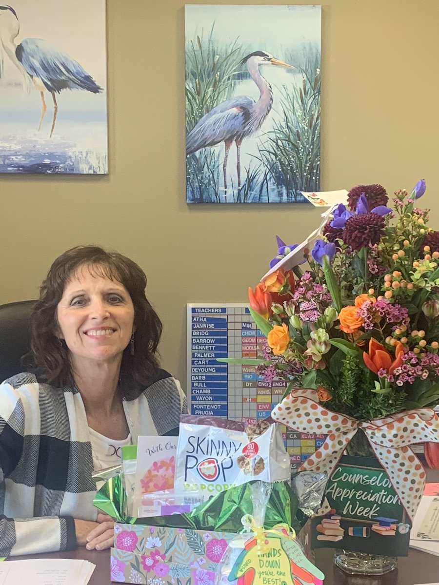 ECHS_Bucs's tweet photo. We want to wish our amazing counselor, Mrs. Gilfillian, a Happy Counselor’s Week!! https://t.co/OM93QwPmAc