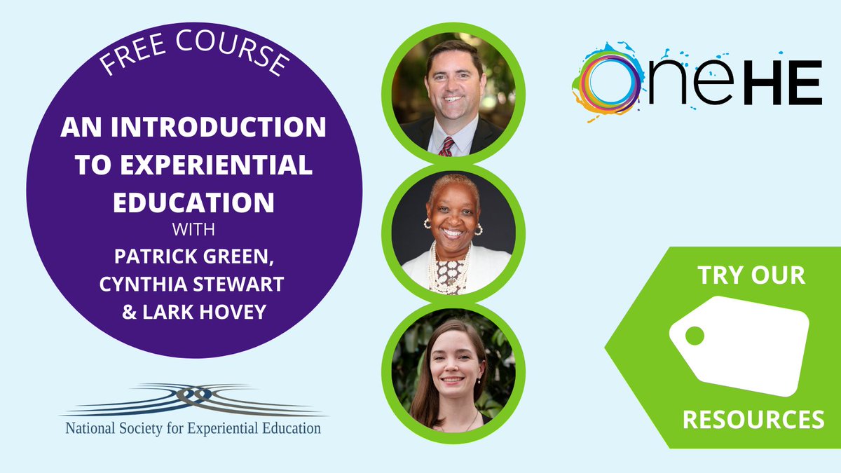 oneheglobal's tweet photo. LEARNING  THROUGH AN EXPERIENCE AND REFLECTION ON THAT EXPERIENCE. Thank you to @urbtheocynthia3 for sharing her passion for experiential learning @ #GEPA22 and for helping to create our free #OneHE course. Available to all. https://t.co/8Ygco44RxZ #aacu https://t.co/2oWntPRmVy