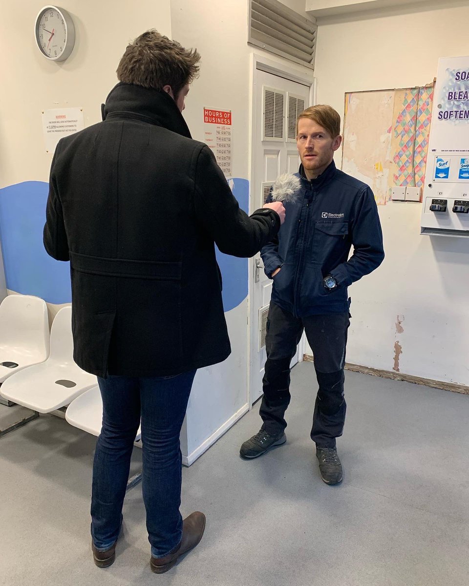 We were interviewed this morning by <a href="/BBCNottingham/">BBC Nottingham</a> about the cost and future of launderettes