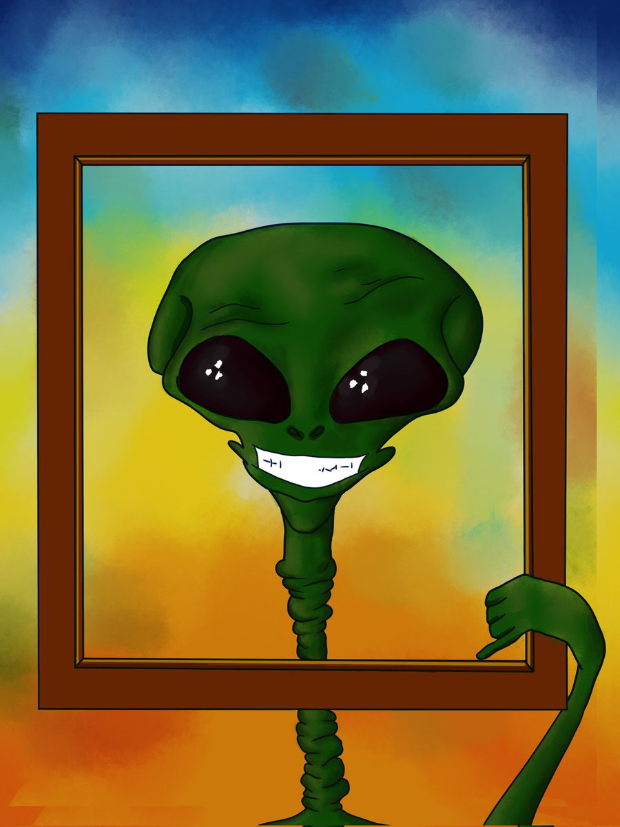 SuperRandomRoza's tweet photo. I've always liked #aliens 😆😍
👽👽👽
At least I can befriend this one 😂❤️
#RandomRoza #digitalpainting
#digitaldrawing #digitalart https://t.co/jcnRRQj4a9