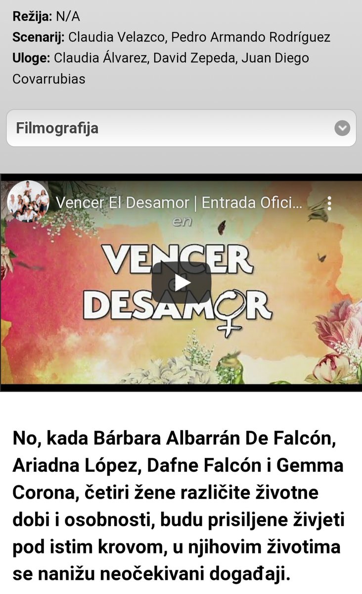 Tayi_Sol's tweet photo. 🎉 GRAN ESTRENO EN CROACIA 🎊
~ jueves, 10 de febrero de 2022 🗓
Vencer el desamor = Pobjeda srca (croat.)
▪︎ por el programa 📺 croata 🇭🇷 HRT1 
▪︎ de lunes a viernes ☀️
▪︎ a las 12:25 pm 🕧
@morettesperanza @SergioZaldivar0 @AlfredoHuereca @soypaulinagoto @bengzeng https://t.co/CtI4Wz04j1