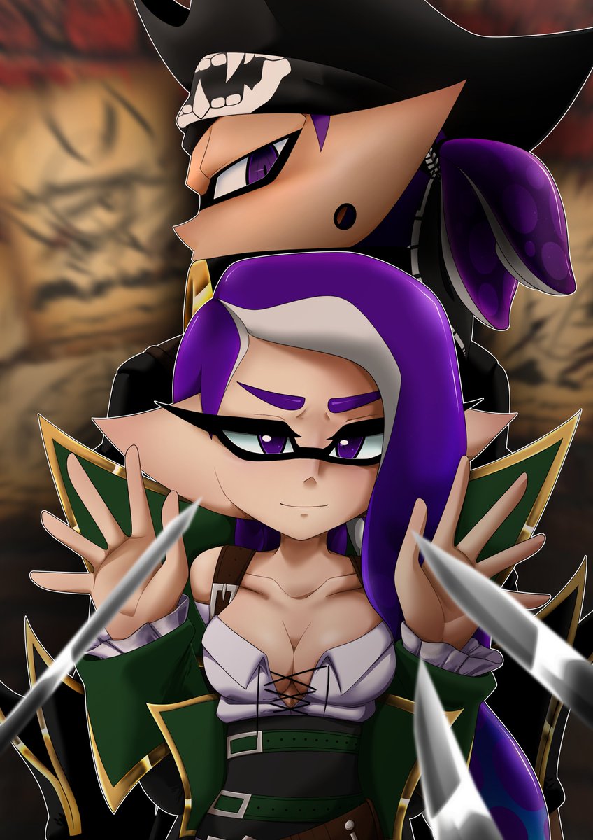 Wpk_12's tweet photo. Chapter image for chapter 2 finally done, the skin was a pain but I was trying my best π
#pirate #AU #CaptainSniper #CaptainSkull #splatoonOc #ocxcanon #splatooncoroika #art #Splatoonart https://t.co/BqzpUxSIuw
