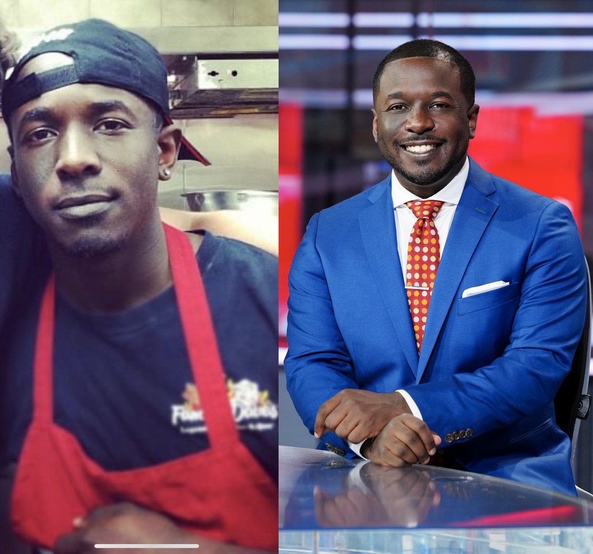 FOS's tweet image. Five years ago, Max McGee was working as a server at The Capital Grille and Famous Dave's after leaving college.

After 250 applications, he landed his first TV job.

In October, he got an ESPN audition through LinkedIn.

McGee just finished his first week with SportsCenter.