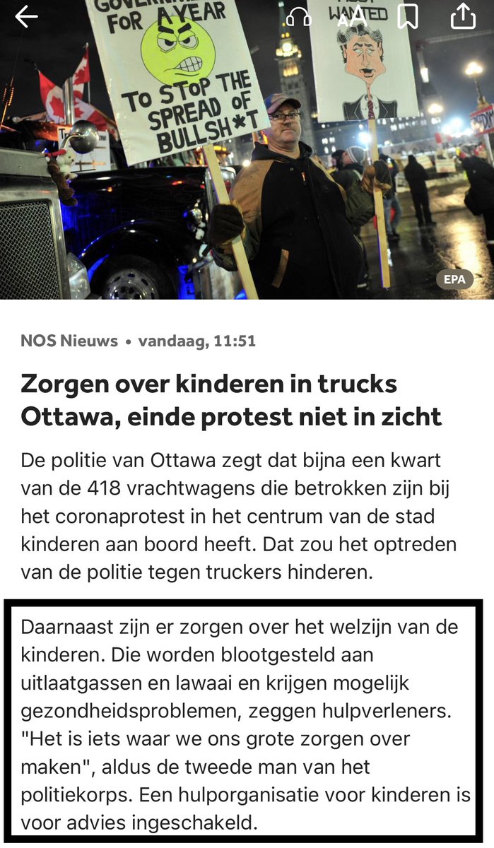 Wat een walgelijke framing. Dat kinderen worden geïnjecteerd, zonder dat dit gezondheidswinst oplevert voor hen, ofwel sociaal worden uitgesloten (met enorme nevenschade tot gevolg) interesseert de media niet. Maak jullie daar eens zorgen over! #TruckersForFreedom #onverdeelopen