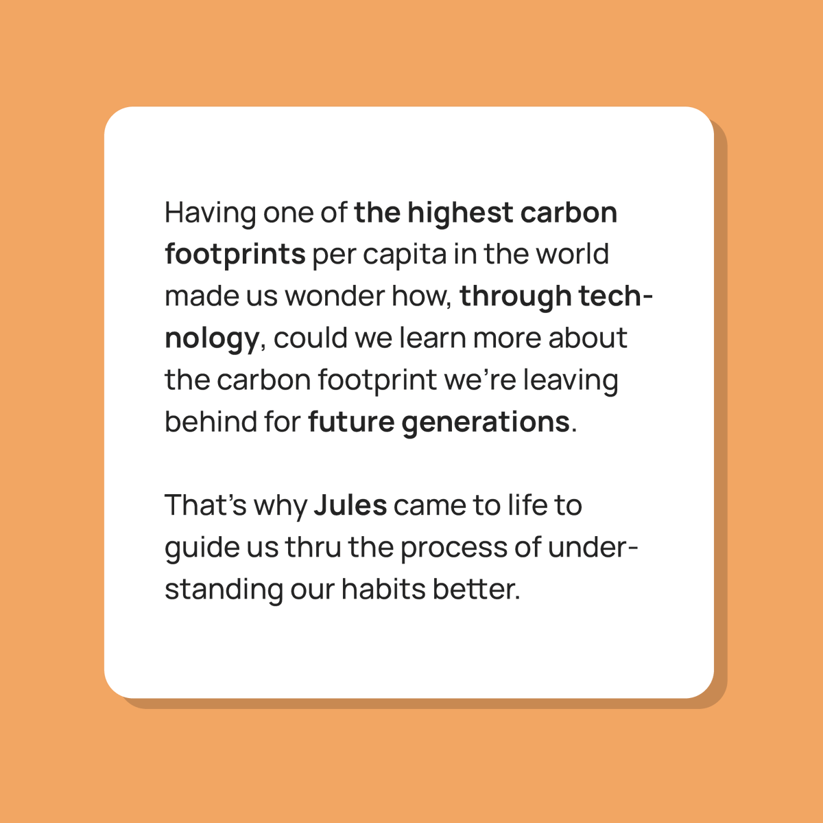 meetjulesapp's tweet photo. An average American can spend under $20 a month, which is about the same as a monthly Netflix premium subscription, to offset their carbon impact by investing in carbon offsets that range from reforestation efforts in Kenya to carbon capture plants in Iceland. 

#meetjules https://t.co/tzE9ki10Kk