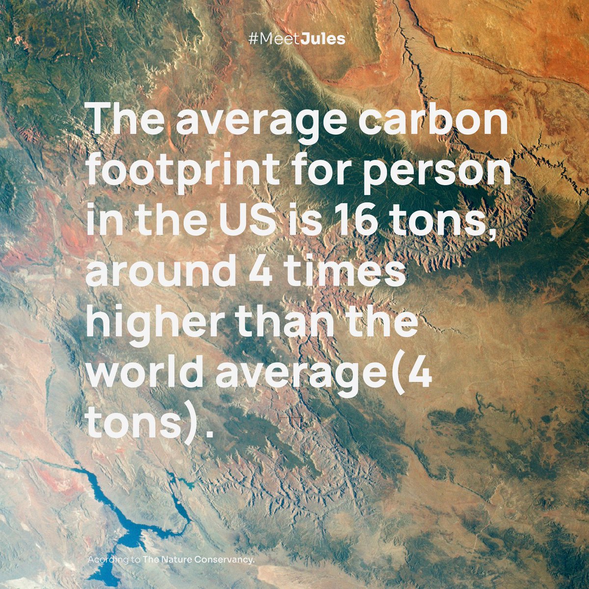 meetjulesapp's tweet photo. An average American can spend under $20 a month, which is about the same as a monthly Netflix premium subscription, to offset their carbon impact by investing in carbon offsets that range from reforestation efforts in Kenya to carbon capture plants in Iceland. 

#meetjules https://t.co/tzE9ki10Kk