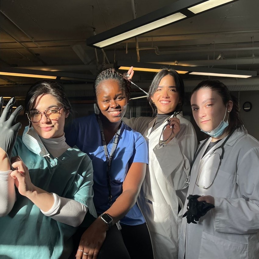 vfs's tweet photo. “Studying 14 years to be a doctor< pretending to be one.”
- #VFSacting student, Adèle Leger & friends.
#MyVFS https://t.co/aII2a2L3jf