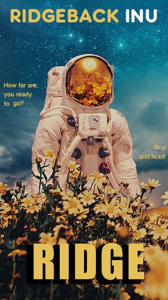 Jenifer34157996's tweet photo. @Texan_Shinja @SafemoonWarrior @safemoon @Free_Patriot76 @ShibnobiStrong @ShibNobi_ARMY @Shib_nobi @SHIBNOBI_KANG #Ridge just listed on #saitamask is also a nice bet shakur, 5m mc and lots of charity works #Ridge4Charity #RidgebackInu ❤️ 💰 https://t.co/aIDySBjz0c