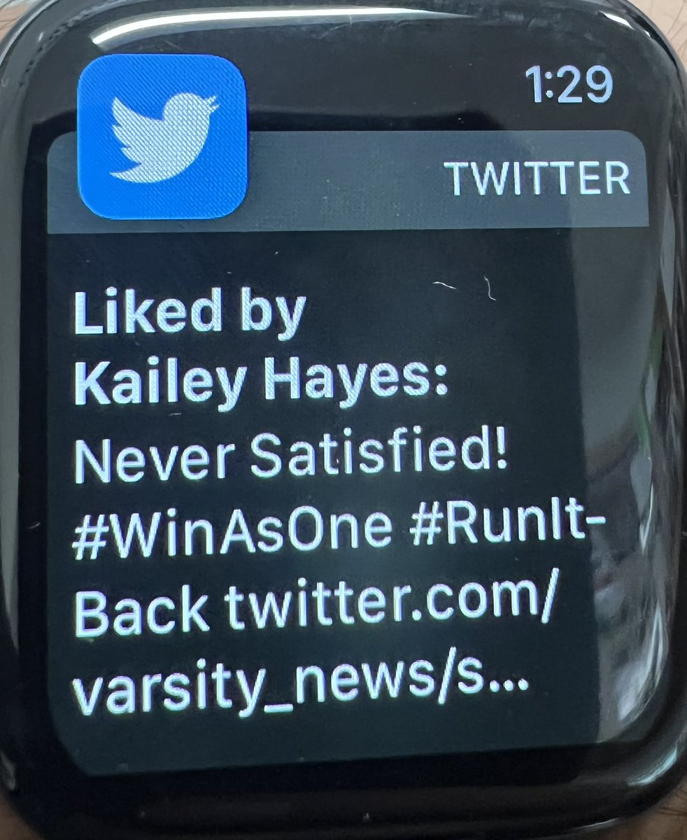 CedarParkGBB's tweet photo. Hands down one of the best notifications to come up today! #WinAsOne #RunItBack #HayesStrong @Kailey5150 https://t.co/ae4FVmgoua