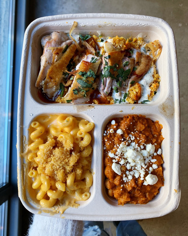 farmbirdDC's tweet photo. Double the cheese, yes please! Feta adds the perfect balance to our seasonal masala chickpeas. https://t.co/S6ykKH8cue