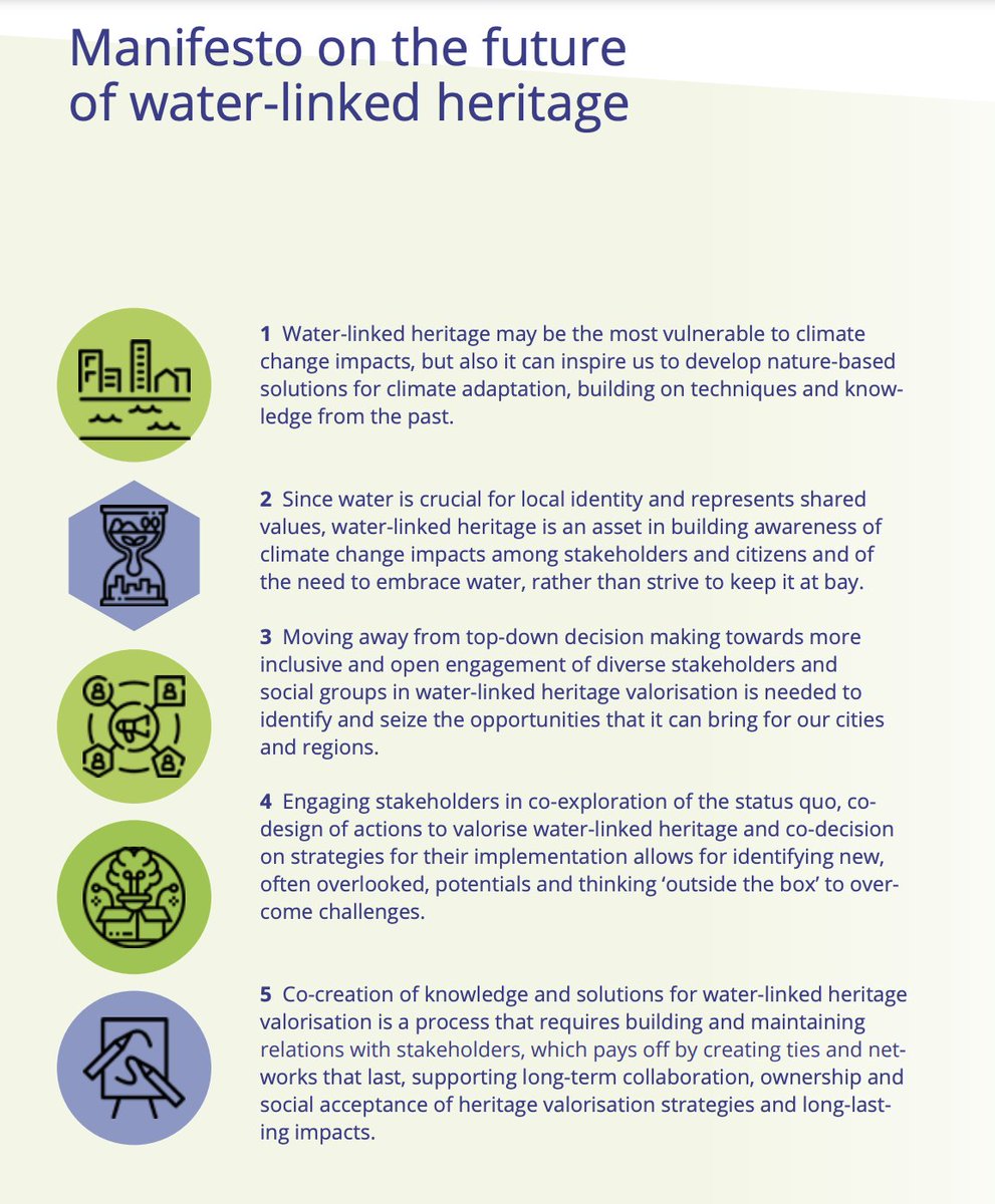 spatialplanning's tweet image. Our team (@mmdabrowski; @Kasia_Piskorek, @AMFdezM) edited a manifesto for the future of water-linked heritage as a driver for ecosystemic change in cities and regions. Part of the @InterregWave project. Have a look: interregeurope.eu/fileadmin/user… #heritage #participation #sustainability