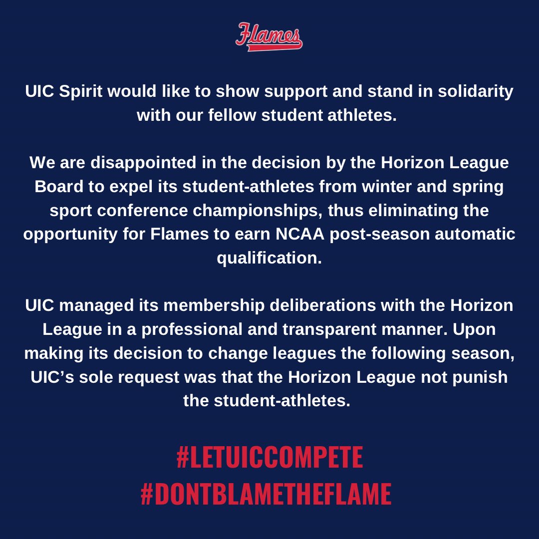 UIC Dancing Flames tweet media