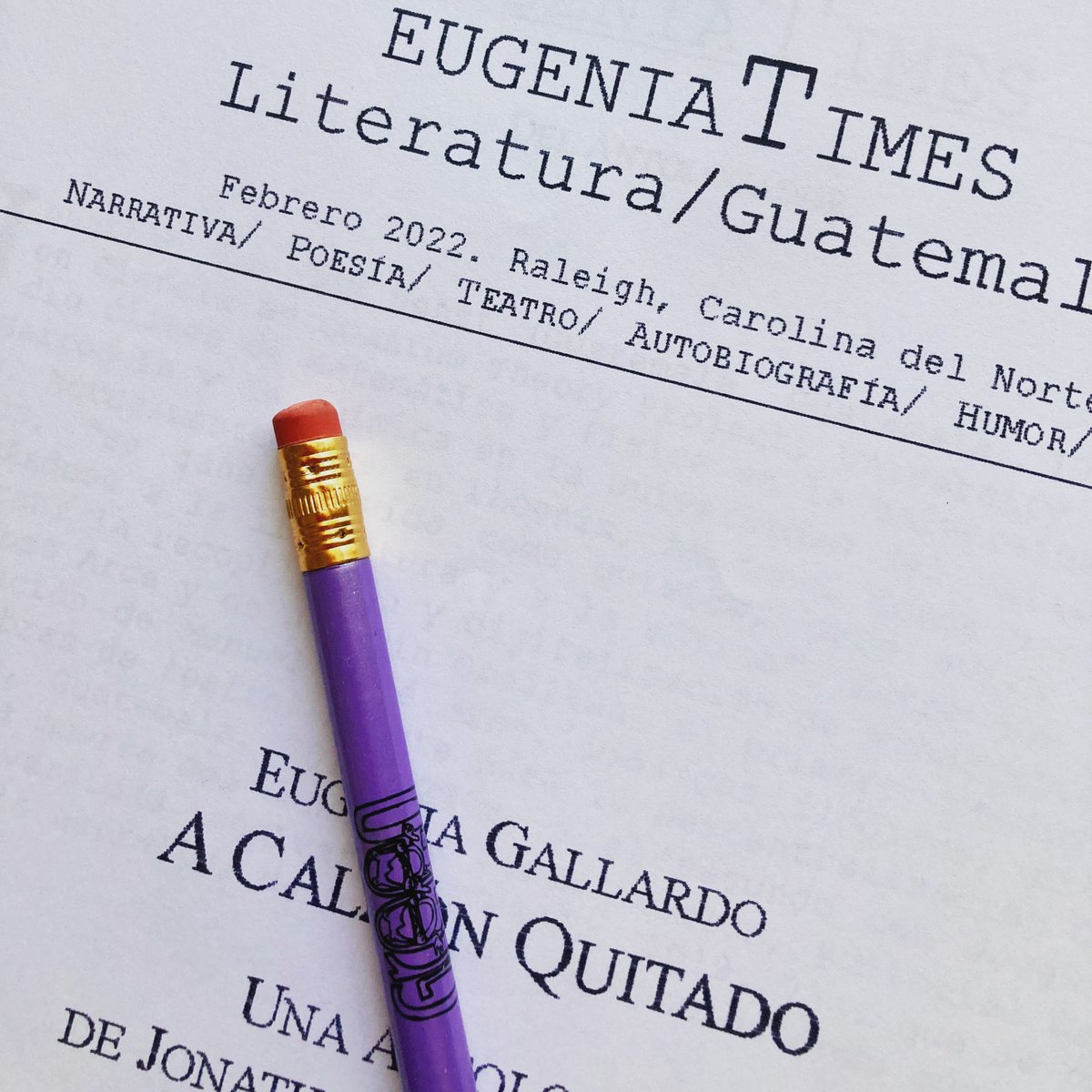 marujameg's tweet photo. Febrero 2022
Edición Especial de mi Revista eugeniaTimes ya en revisión final y muy pronto en sus buzones de correo electrónico.
Suscripciones
eugeniatimes@gmail.com
Números anteriores y Ediciones Especiales en el website
https://t.co/o8slhQ9zHP https://t.co/thAapWyPmX