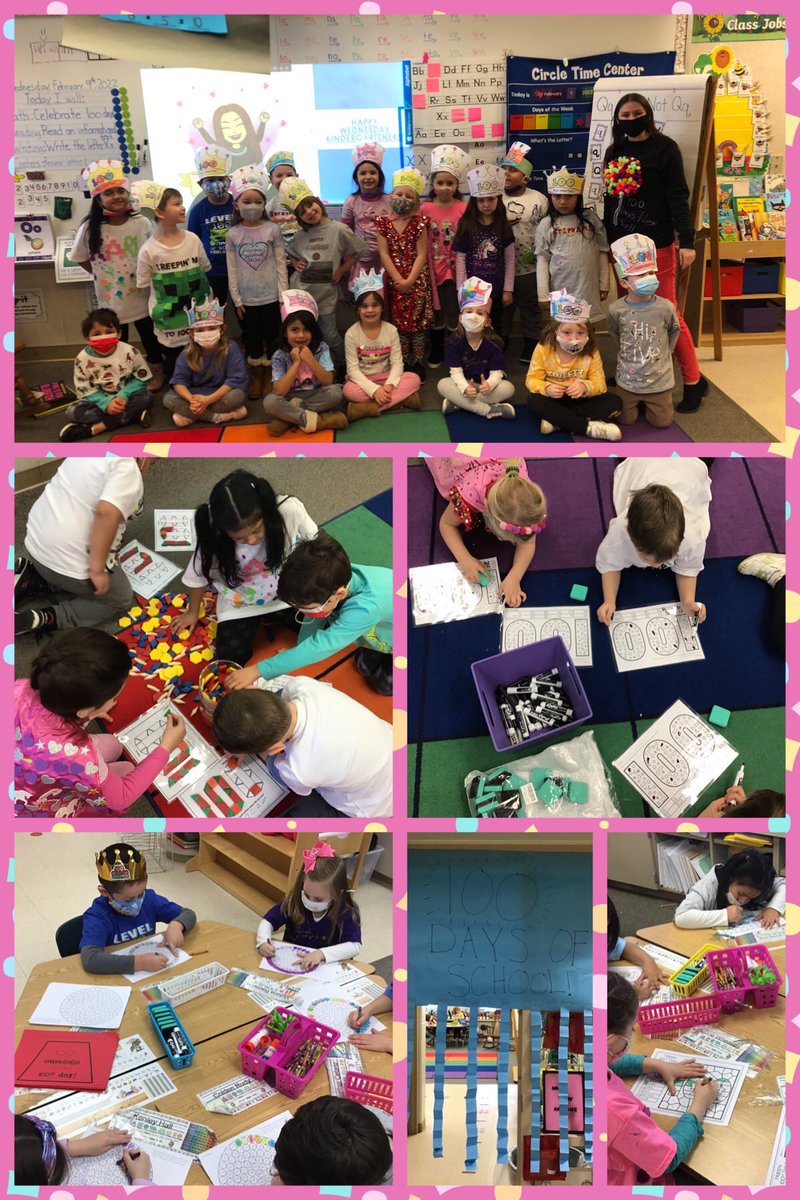 Happy 100th day of school! We had an great day using 100 in our math centers and thinking about all the ways we are 100 days smarter! 💯🎊