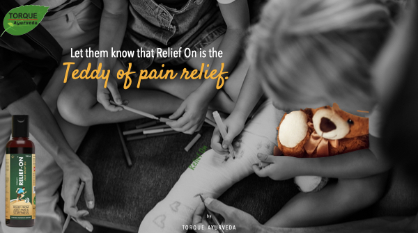 TorqueAyurveda's tweet photo. Every kid has a teddy that is close to them in many ways. Tell your loved ones this # TeddyDay that #ReliefOn is the teddy of pain relief, hugging them with the warmth of ten potent Ayurvedic herbs during pain and discomfort. You can shop this Ayurvedic pain relief on Amazon https://t.co/KqL1gEgZjF