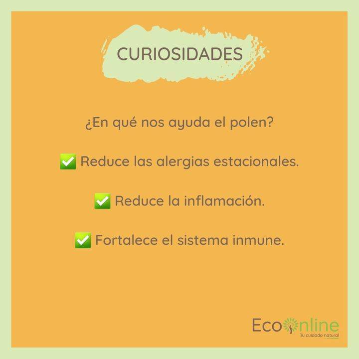 EcoOnline's tweet photo. Los antiguos egipcios lo utilizaron extensivamente en la medicina e incluso se refirieron a él como el polvo de la vida.

🌐 https://t.co/rzBJEPtOsQ

#ecoonline #polen #beneficiospolen #polendeabeja #superalimentos #saludnatural #alimentaciónsaludable #alergia #inflamación https://t.co/OmKZ3pvYv9