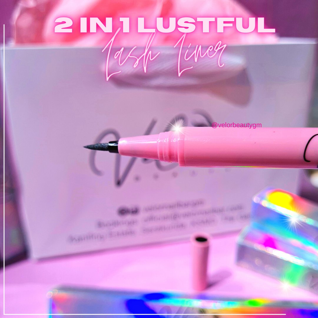 BeautyVelor's tweet photo. The "2 IN 1 Lash Liner" acts as both a intense pigmented eyeliner and an adhesive hold for Lash extensions. https://t.co/3h5Vrrgoiv