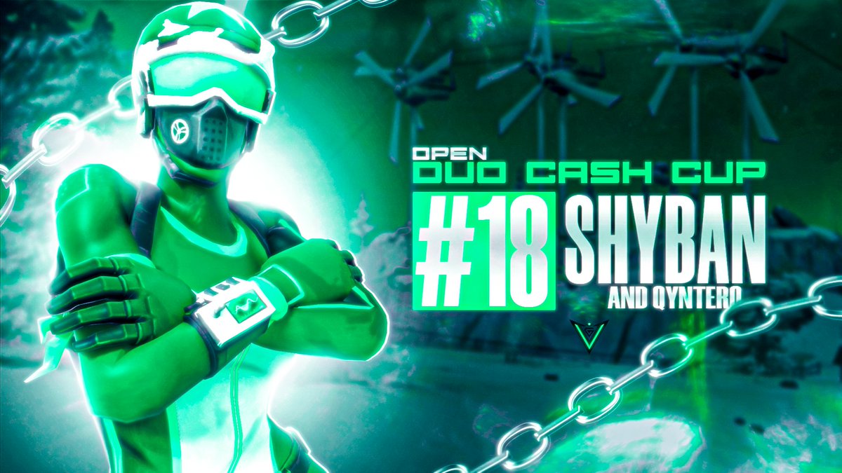 VerumGamingCL's tweet photo. Felicidades Shyban!
Nos alegra contarles que nuestro jugador @ShybanFN y su duo, han pasado la fase abierta de la CashCup de duos! Quien también nos estará representando en la fase final dentro de unas horas.
#GoVerum https://t.co/pNOJHVpA7E