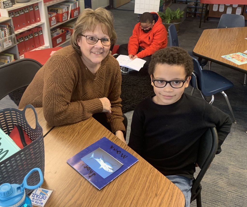 GADMICH's tweet photo. THANK YOU!
Ms Christman &amp; 2nd Grade Rm 106 for hosting: 
“Meet An Author” 
We learned much from our young writers! https://t.co/FozCkUFUdc