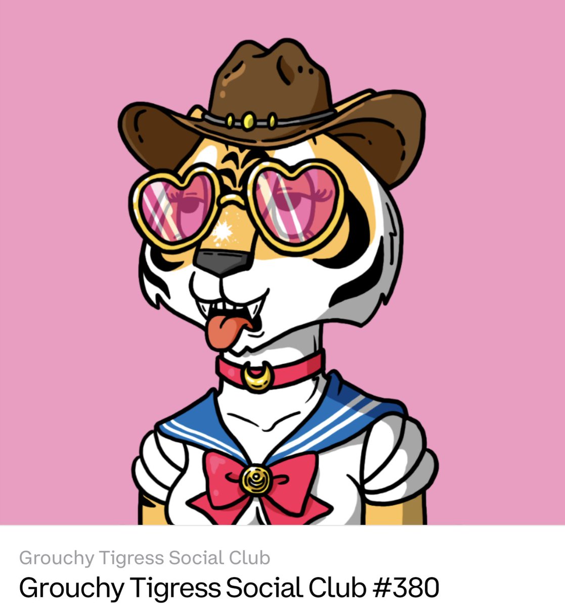 20TwentyTwice20's tweet photo. The @grouchytigers community is awesome! 

We have breeding &amp; utility!

Come join us! Here’s mine 👇

#nft #nftart #cryptoart #digitalart #nftcollector #nftcommunity #3d #art #nfts #nftartist #nftutility #crypto #eth #blockchain #opensea #openseanft #grouchytigers #GTSC  @opensea https://t.co/acINtADfLo