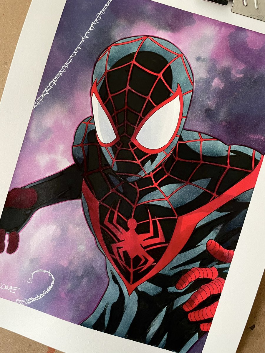 Mike2112McKone's tweet photo. Miles Morales https://t.co/9jepxSg26k