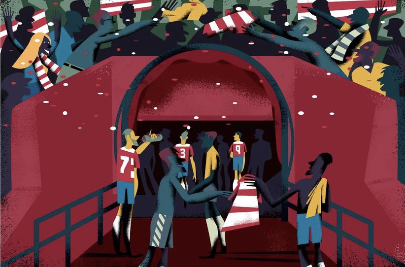 Estas ilustraciones de <a href="/juan_fardo/">Juan Fardo</a> para “El once de nuestras vidas” del Granada <a href="/JxQuesada/">Jose Quesada</a> y <a href="/ManuLopezLPF/">Manu López</a>