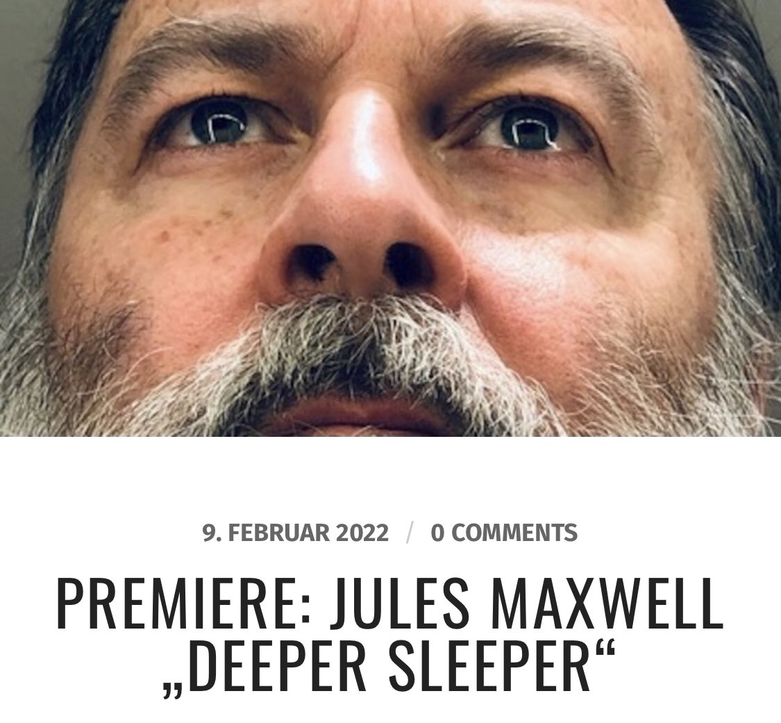julesmaxmusic's tweet image. Thanks to einenhabichnoch.com for premiering Deeper Sleeper. You can watch the video here …
einenhabichnoch.com/2022/02/09/jul…