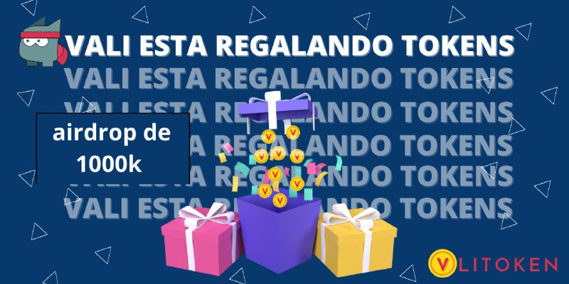 vlitoken's tweet image. Monedas de regalo🤑🐈‍⬛
 🎁Regalaremos 1000 tokens
 🎁Retwittear y seguir esta cuenta
 🎁Tweetear sobre este sorteo
 🎁Comentar sobre Valitoken
 🎁Dale me gusta ❤️
 🎁Escribe #valitoken #coins #valilove