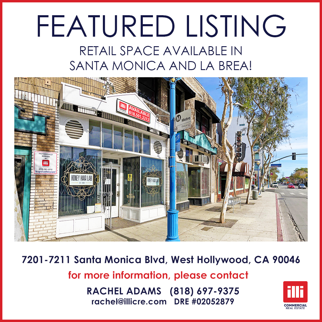 illicre's tweet photo. π₯AVAILABLE retail space in WEST HOLLYWOOD π₯
Call Rachel Adams (818) 697-9375 for more details!!
#illicre #illicommercial #santamonica #labrea #westhollywood #retail https://t.co/Z7oRyR8ZiM