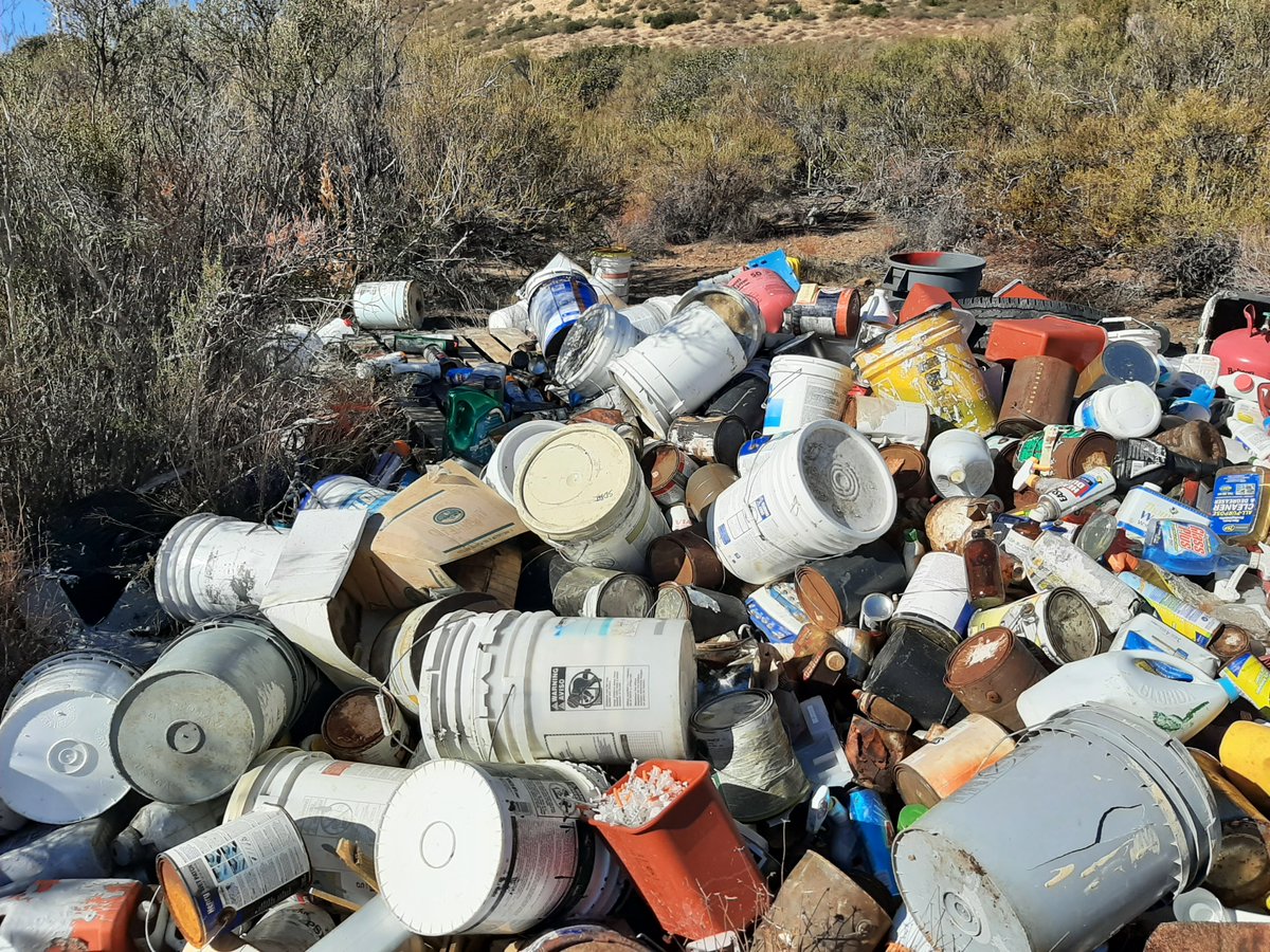 ClevelandNF's tweet photo. We have found multiple dump sites throughout the forest, and these sites pose a threat to waterways, wildlife, visitors, and the environment. Take it to the dump. Don’t trash your national forest! If you see something, say something. https://t.co/0rgUr56H5Y