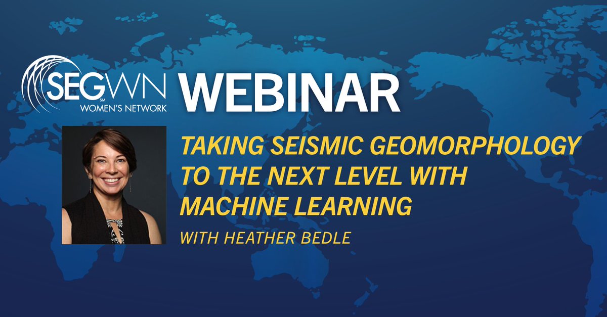 It is still time to register for this excellent #webinar by Dr. Heather Bedle at University of Oklahoma. Join us on Feb 25 at 12-1pm - It is free!
Register here ->> seg.zoom.us/webinar/regist…