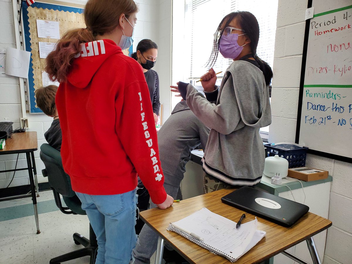 KNGallagher9's tweet photo. Happy 100th Day of School!  We had 100-task relay races, came up with 100 things we've learned in math, and 100 things we still want to learn this year.  #CHIEFBELIEF @HopatcongSchool #6thgrade #HMS https://t.co/B5Y1w0cSst