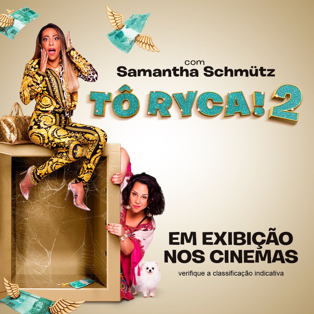 cineecia's tweet photo. Selminha está de volta em “Tô Ryca 2”

Com Samantha Schmütz e grande elenco

#toryca2 #samanthaschmutz @samanthaschmutz https://t.co/jkDSmffOjm