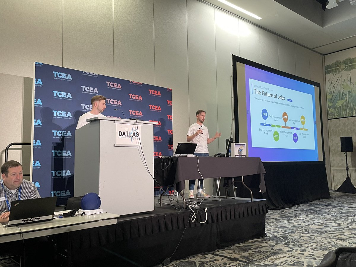 ScottBrickerEDU's tweet image. Finishing out my #TCEA22 wk in style learning from my friends @eTwinzEDU about self-regulation &amp;amp; personalized learning. #MIEExpert