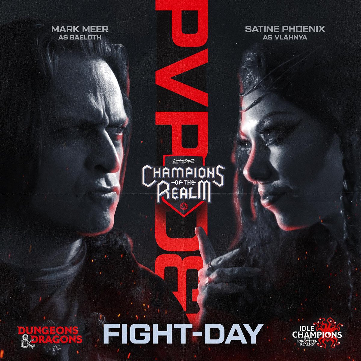 HeroForgeMinis's tweet photo. Today is fight day!
Tune into @Mark_Meer #baeloth vs. @satinephoenix #vlahnya in the last semi-final match in #ChampionsoftheRealm!
WATCH LIVE PREMIERE @ 8pm ET: https://t.co/Pu5CagWXN4 https://t.co/VbWV5ipf7X