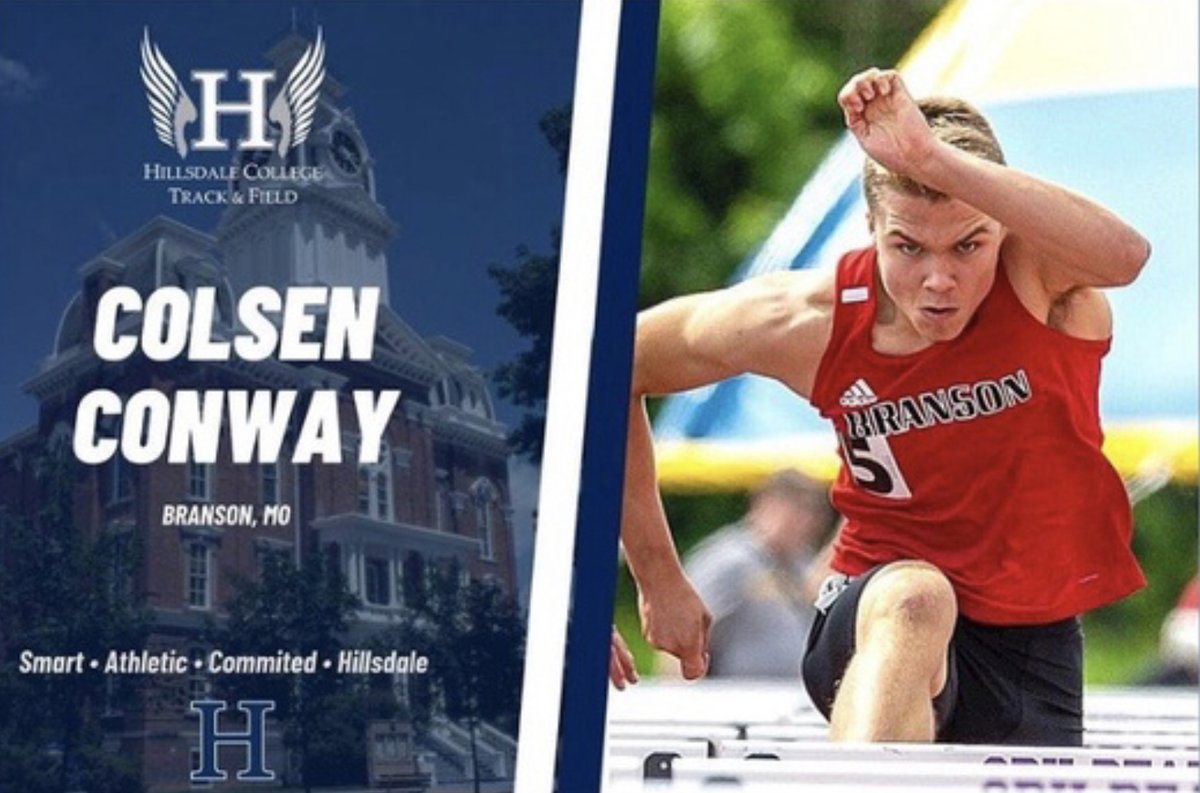 Piratetrack's tweet photo. Congrats to Colsen Conway on signing today to run for the Chargers @HillsdaleTrack @OzarksOzone @BHSPirateSports Proud of you COLSEN!! https://t.co/0Rw2OSI8PN