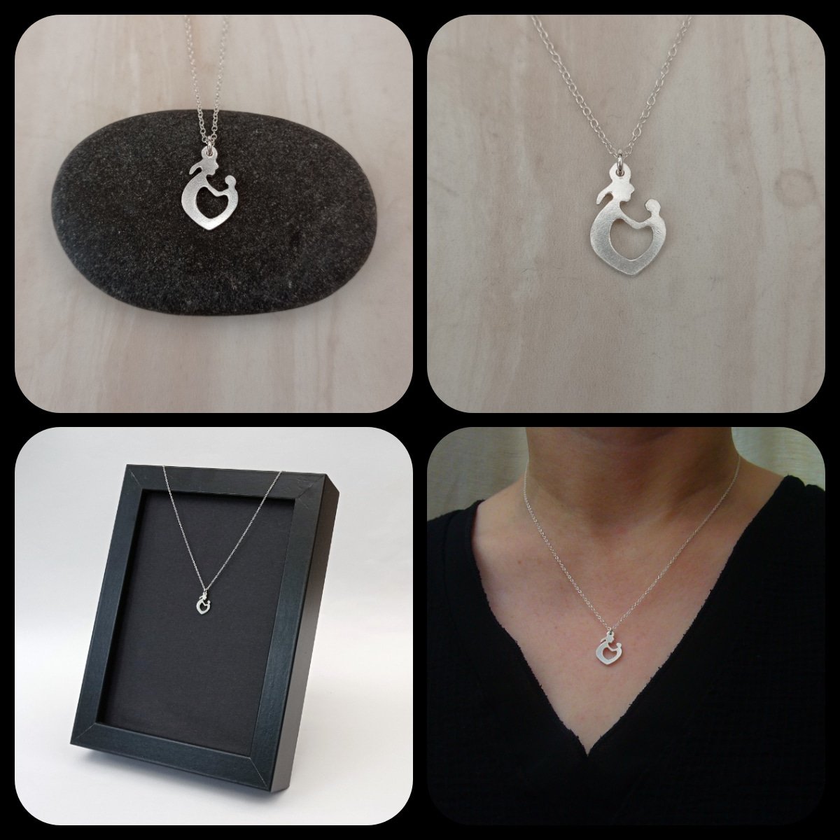 IGJewellery's tweet photo. Mother, child &amp; heart necklace #handmadeHour https://t.co/Gu8IlwQ3hj https://t.co/nXdhBDKv1T