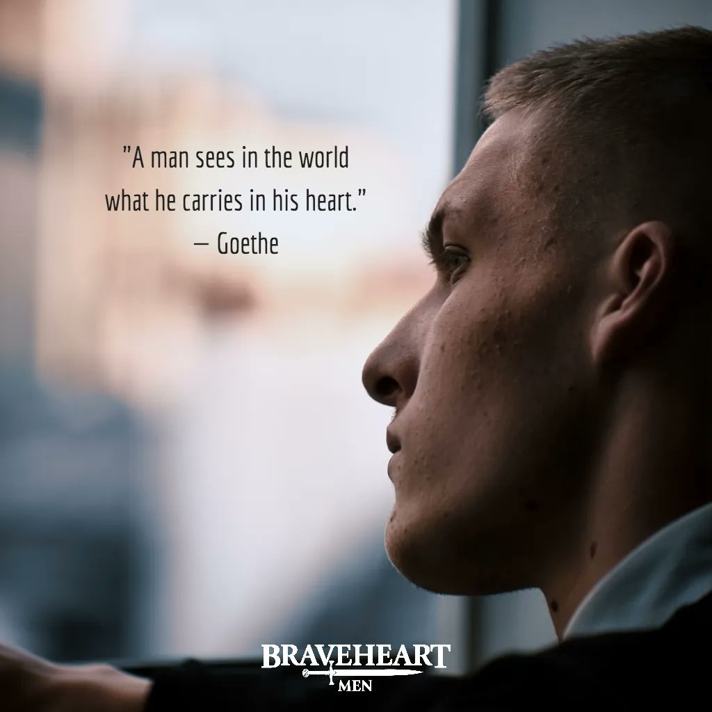 BraveHeart_Men's tweet photo. What do you see when you look at the world? https://t.co/6IVVBzkrcb
