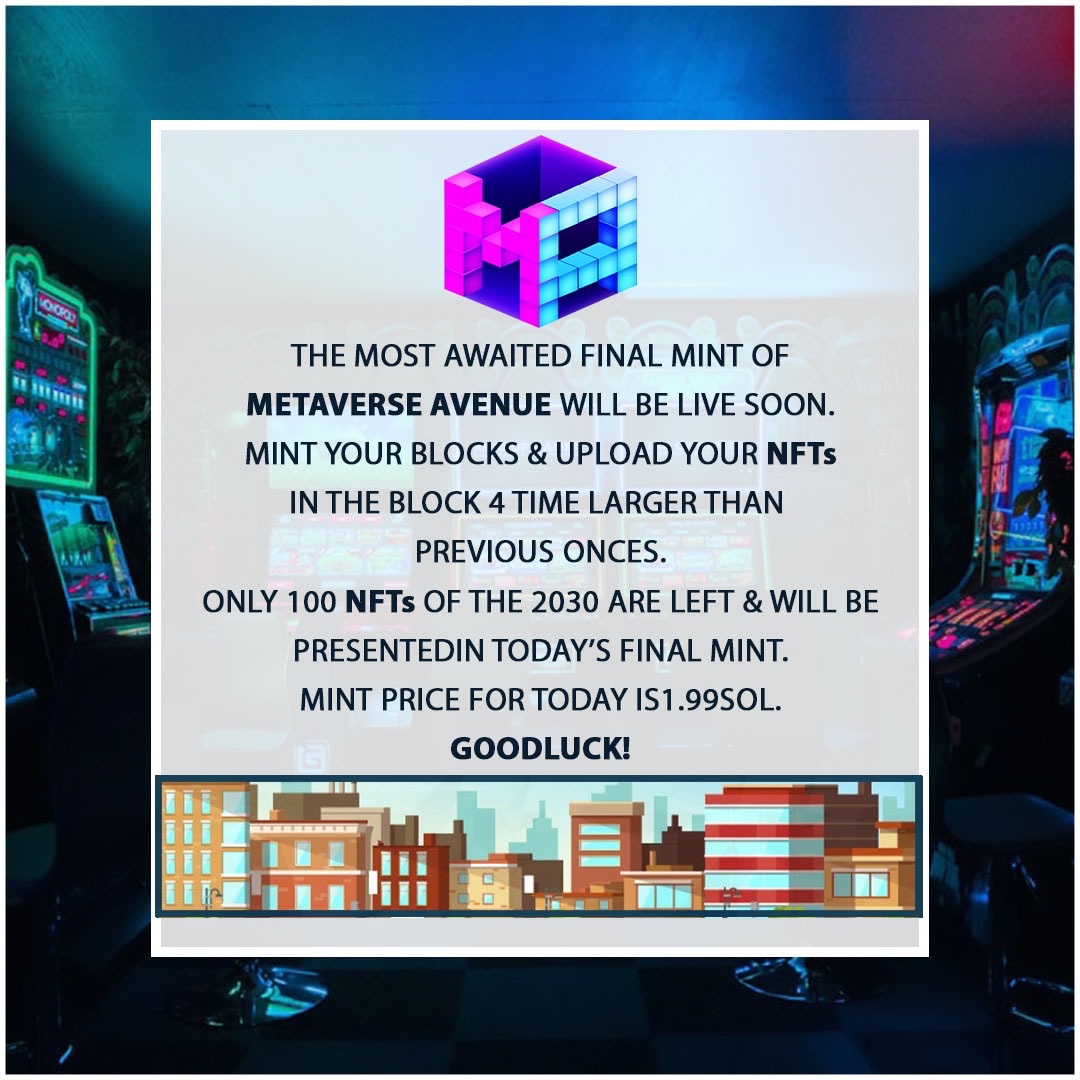 #Metaverse #MetverseAvenue #NFT