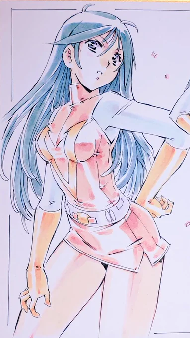 おはよう御座います。色紙になります 