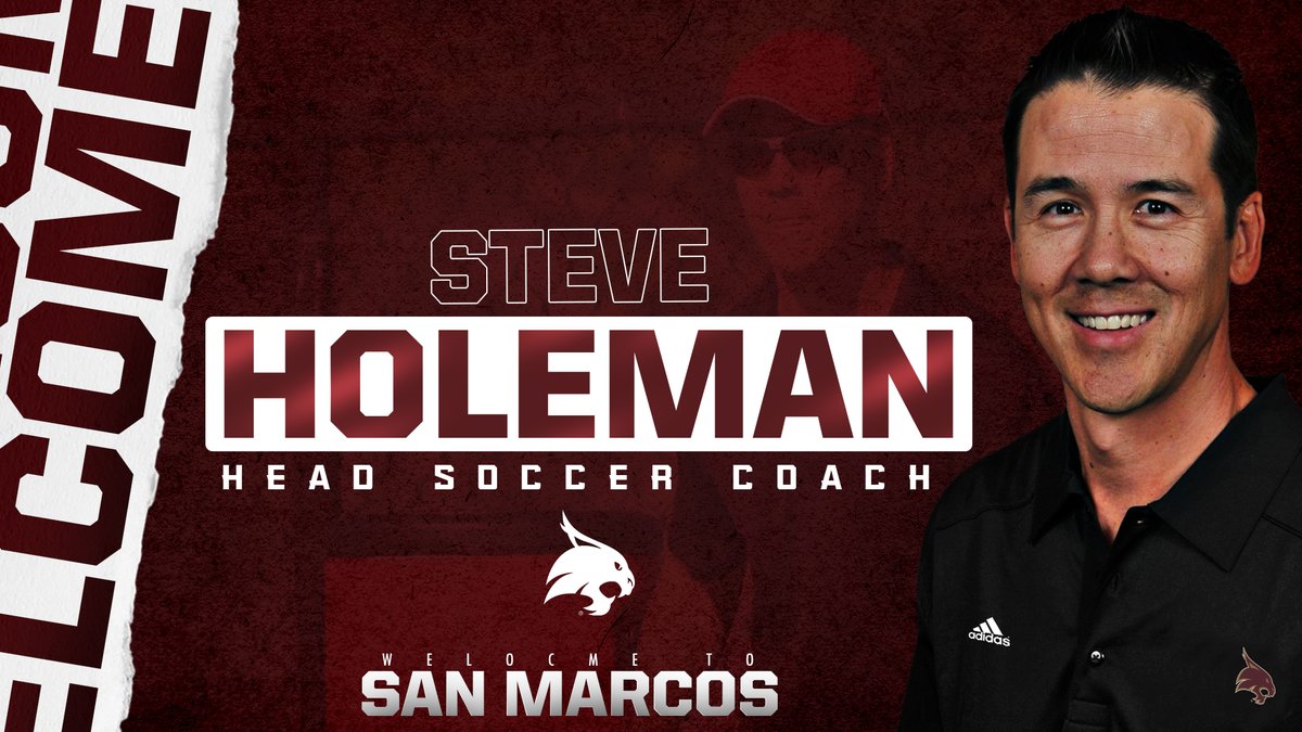 𝘼 𝙣𝙚𝙬 𝙚𝙧𝙖 𝙞𝙣 𝙎𝙖𝙣 𝙈𝙖𝙧𝙘𝙤𝙨 𝙗𝙚𝙜𝙞𝙣𝙨 𝙩𝙤𝙙𝙖𝙮!

Welcome Steve Holeman as Texas State's new head coach!

📰: bit.ly/3Ll3eKk

#EatEmUp #SunBeltWSOC