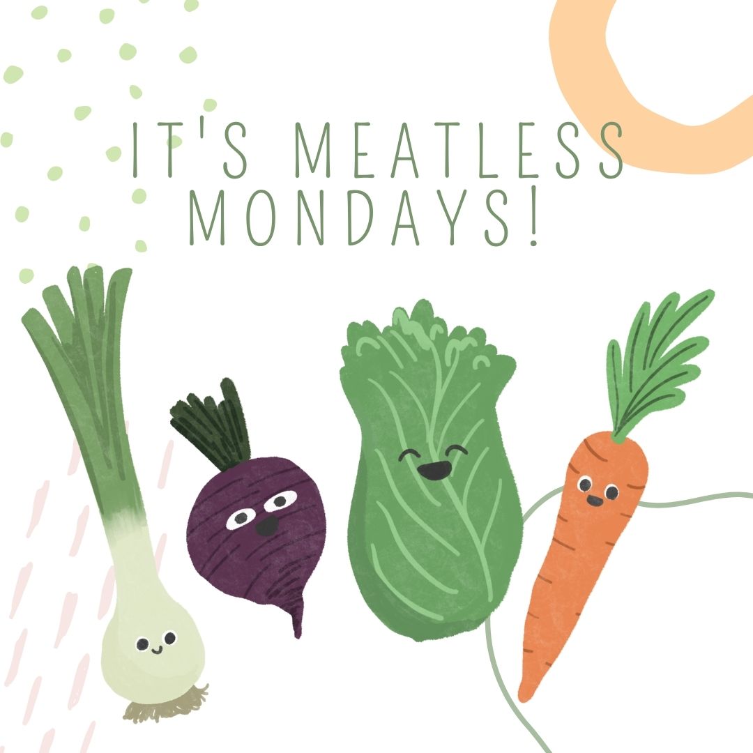 It’s Meatless Mondays! We challenge you to go vegan or vegetarian today - tofu, vegetables, and legumes are all delicious and nutritious options that you can incorporate into your menu this Monday. 🍅